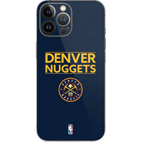 NBA Denver Nuggets Standard - Light Blue iPhone 14 Pro Max Skin