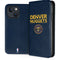 NBA Denver Nuggets Standard - Light Blue iPhone 15 Folio Case