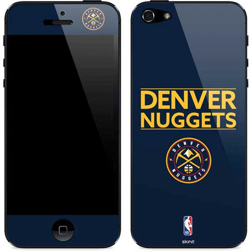 NBA Denver Nuggets Standard - Light Blue iPhone 5/5s/5SE Skin