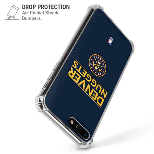 NBA Denver Nuggets Standard - Light Blue iPhone 7/8 Plus Clear Case