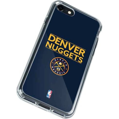 NBA Denver Nuggets Standard - Light Blue iPhone SE (2nd & 3rd Gen) Clear Case