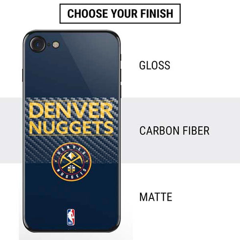 NBA Denver Nuggets Standard - Light Blue iPhone SE (2nd & 3rd Gen) Skin