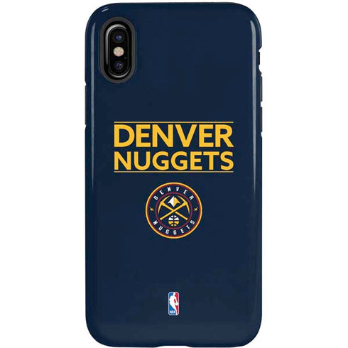 NBA Denver Nuggets Standard - Light Blue iPhone X Pro Case