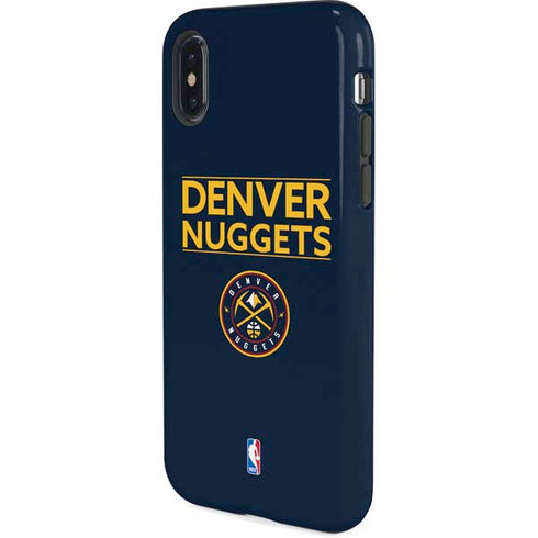 NBA Denver Nuggets Standard - Light Blue iPhone X Pro Case