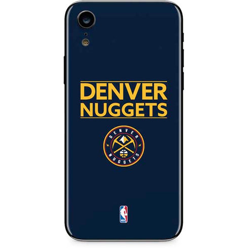NBA Denver Nuggets Standard - Light Blue iPhone XR Skin