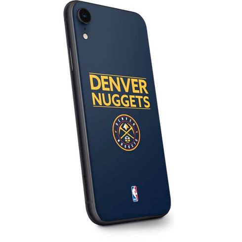 NBA Denver Nuggets Standard - Light Blue iPhone XR Skin