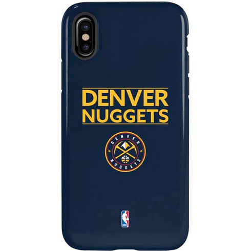 NBA Denver Nuggets Standard - Light Blue iPhone XS Pro Case