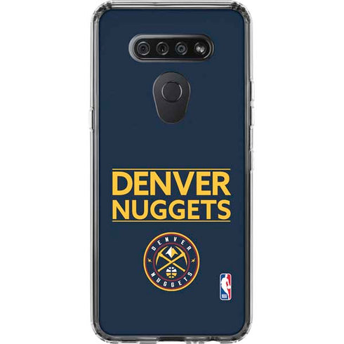 NBA Denver Nuggets Standard - Light Blue LG K51/Q51 Clear Case