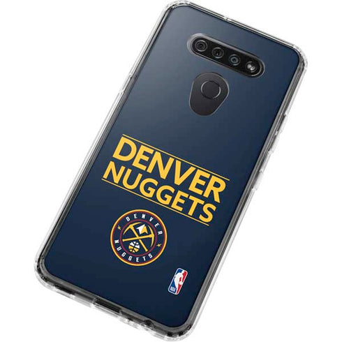 NBA Denver Nuggets Standard - Light Blue LG K51/Q51 Clear Case
