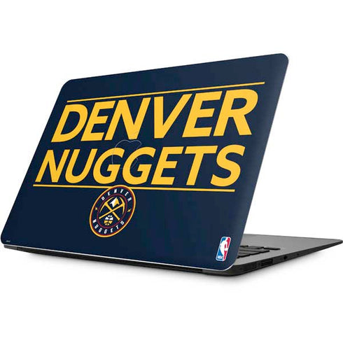 NBA Denver Nuggets Standard - Light Blue Apple MacBook Skin