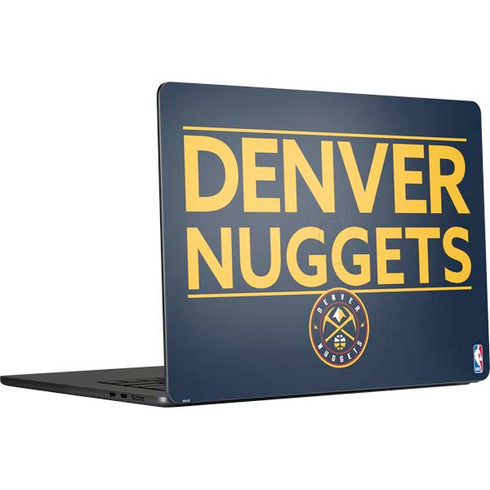 NBA Denver Nuggets Standard - Light Blue MacBook Air 15 in (2023) Skin