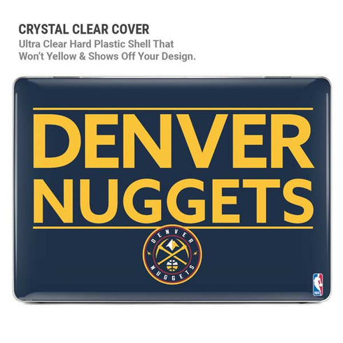 NBA Denver Nuggets Standard - Light Blue MacBook Pro 15in (2016-19) Case plus Skin