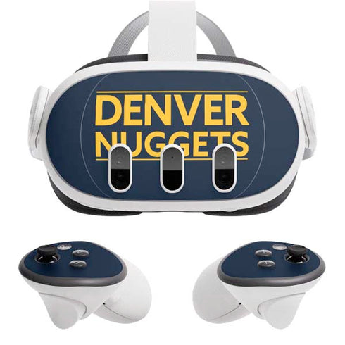 NBA Denver Nuggets Standard - Light Blue Meta Quest 3 Skin