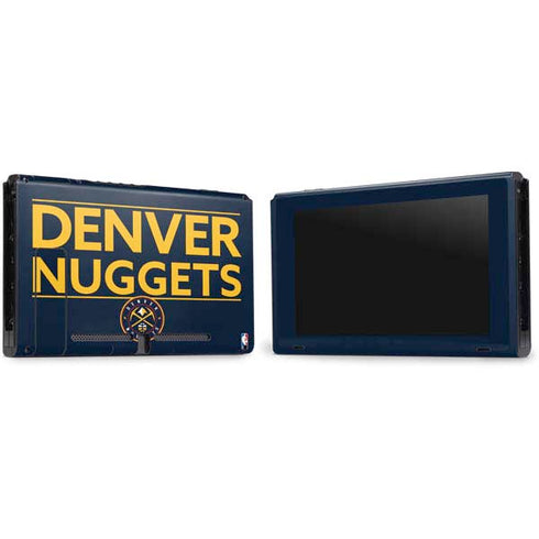 NBA Denver Nuggets Standard - Light Blue Nintendo Switch Bundle Skin