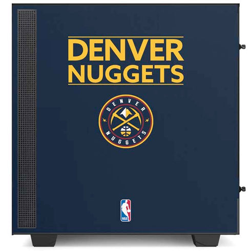 NBA Denver Nuggets Standard - Light Blue NZXT H510 Compact ATX Mid-Tower Case Skin