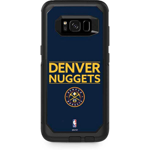 NBA Denver Nuggets Standard - Light Blue Otterbox Commuter Galaxy Skin