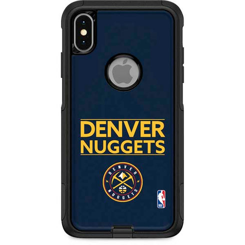NBA Denver Nuggets Standard - Light Blue Otterbox Commuter iPhone Skin