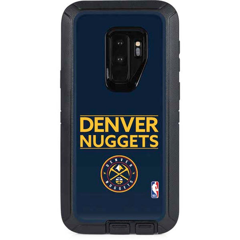 NBA Denver Nuggets Standard - Light Blue Otterbox Defender Galaxy Skin
