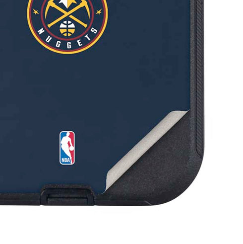 NBA Denver Nuggets Standard - Light Blue Otterbox Defender iPhone Skin