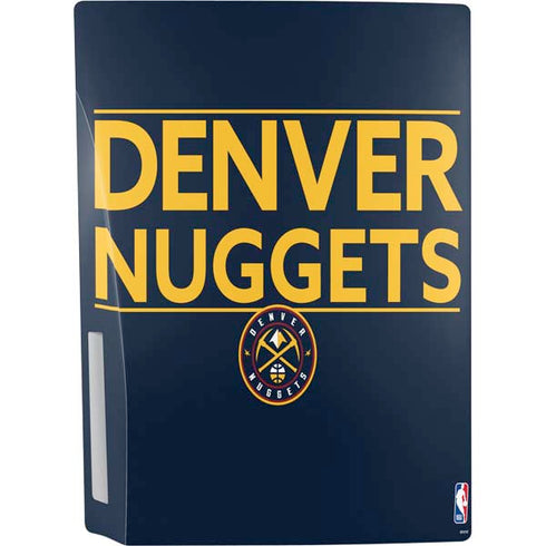 NBA Denver Nuggets Standard - Light Blue PS5 Console Skin