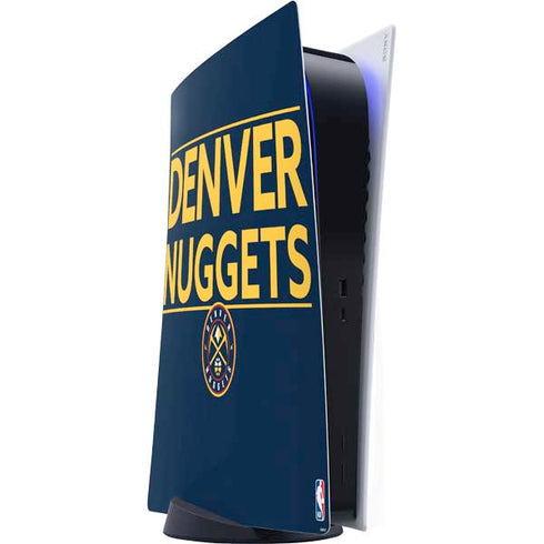 NBA Denver Nuggets Standard - Light Blue PS5 Digital Edition Console Skin