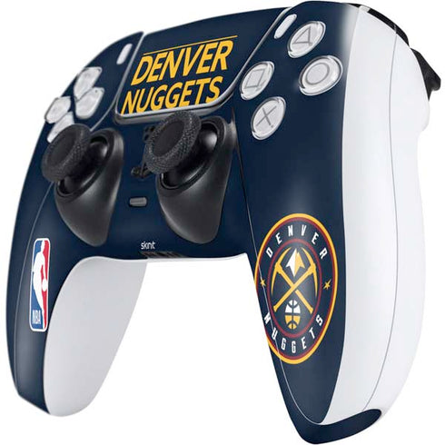 NBA Denver Nuggets Standard - Light Blue PS5 Controller Skin