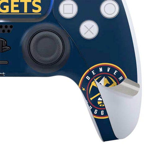 NBA Denver Nuggets Standard - Light Blue PS5 Slim Digital Edition Bundle Skin