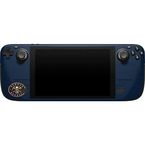 NBA Denver Nuggets Standard - Light Blue Steam Deck Handheld Gaming Computer Skin