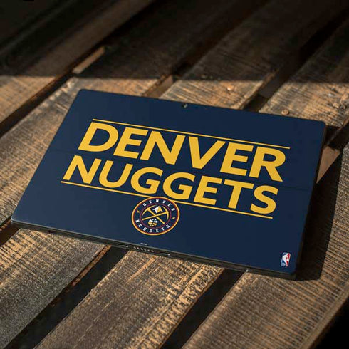 NBA Denver Nuggets Standard - Light Blue Surface Pro 7 Skin