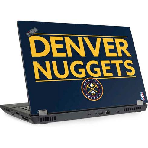 NBA Denver Nuggets Standard - Light Blue Lenovo ThinkPad Skin
