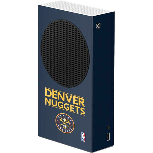 NBA Denver Nuggets Standard - Light Blue Xbox Series S Console Skin