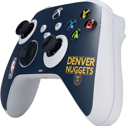 NBA Denver Nuggets Standard - Light Blue Xbox Series S Controller Skin