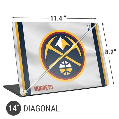 NBA Denver Nuggets Universal Laptop 14in (11.4 x 8.2in) Skin