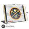 NBA Denver Nuggets Universal Laptop 17in (13.8 x 10in) Skin