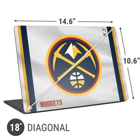 NBA Denver Nuggets Universal Laptop 18in (14.6 x 10.6in) Skin