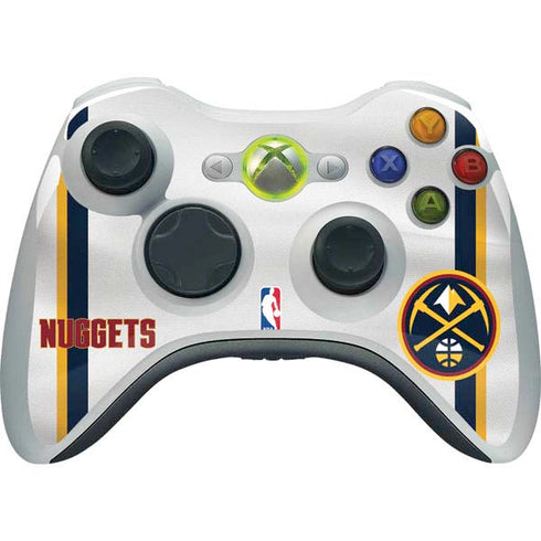 NBA Denver Nuggets Xbox 360 Wireless Controller Skin