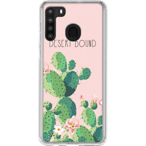Desert Bound Galaxy A21 Clear Case