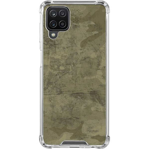 Desert Camo Galaxy A12 Clear Case