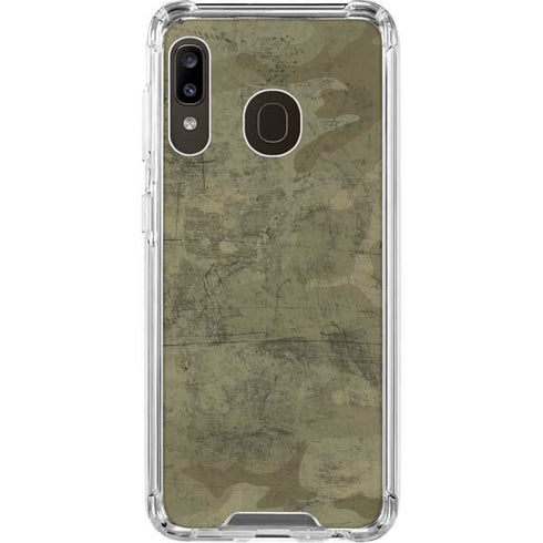 Desert Camo Galaxy A30 Clear Case