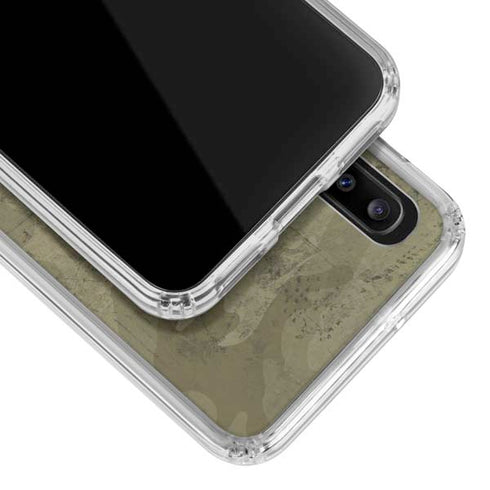 Desert Camo Galaxy A30 Clear Case