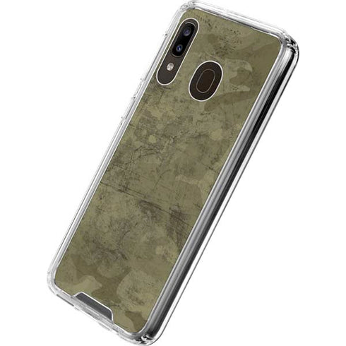 Desert Camo Galaxy A30 Clear Case