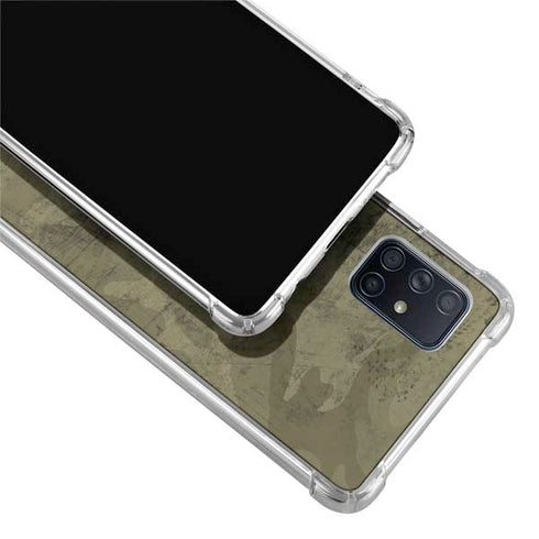 Desert Camo Galaxy A71 5G Clear Case