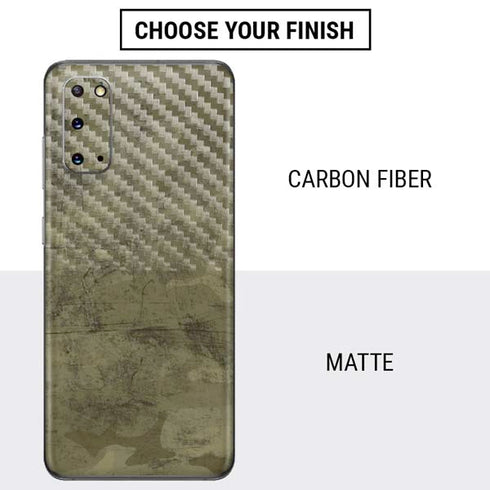 Desert Camo Galaxy S20 Skin