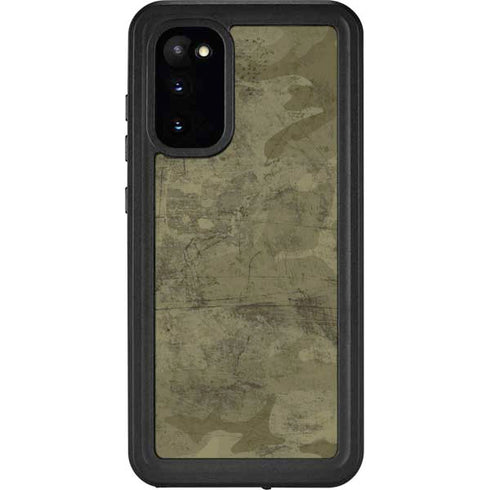 Desert Camo Galaxy S20 Waterproof Case