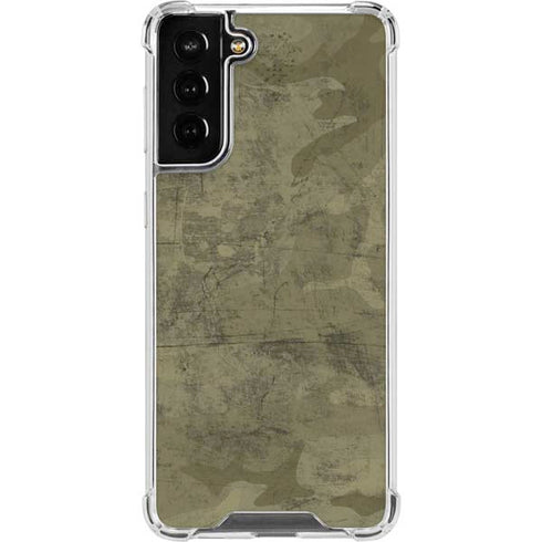 Desert Camo Galaxy S21 FE Clear Case