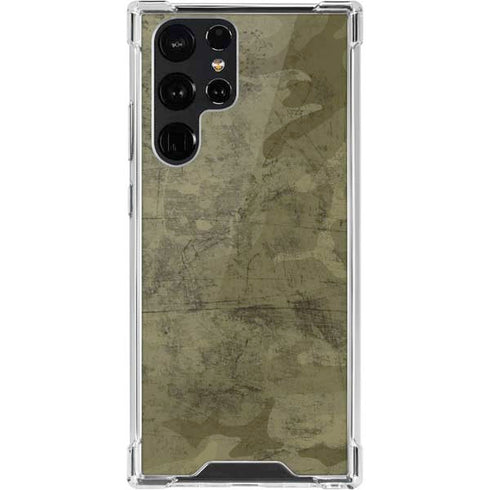 Desert Camo Galaxy S22 Ultra Clear Case