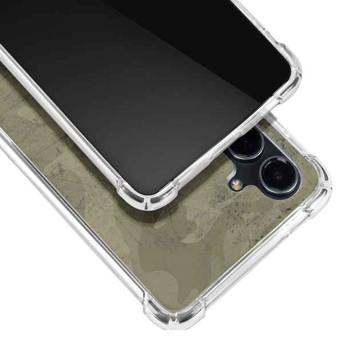 Desert Camo Galaxy S23 FE Clear Case