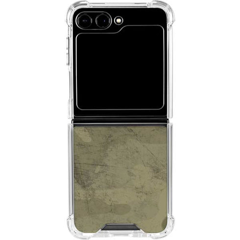 Desert Camo Galaxy Z Flip5 5G Clear Case