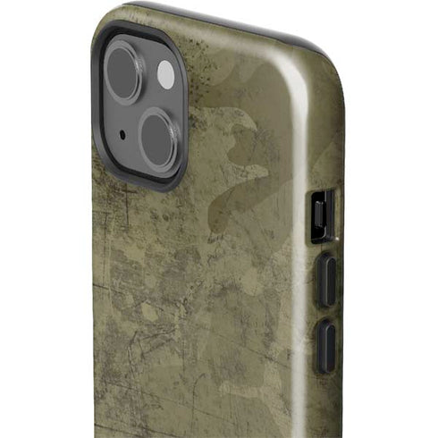 Desert Camo iPhone 15 Plus Impact Case