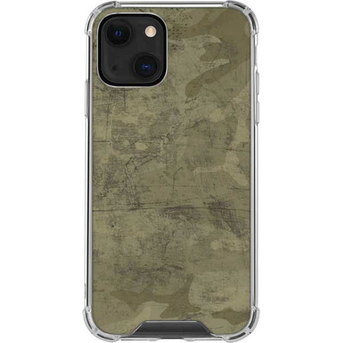 Desert Camo iPhone 14 Plus Clear Case